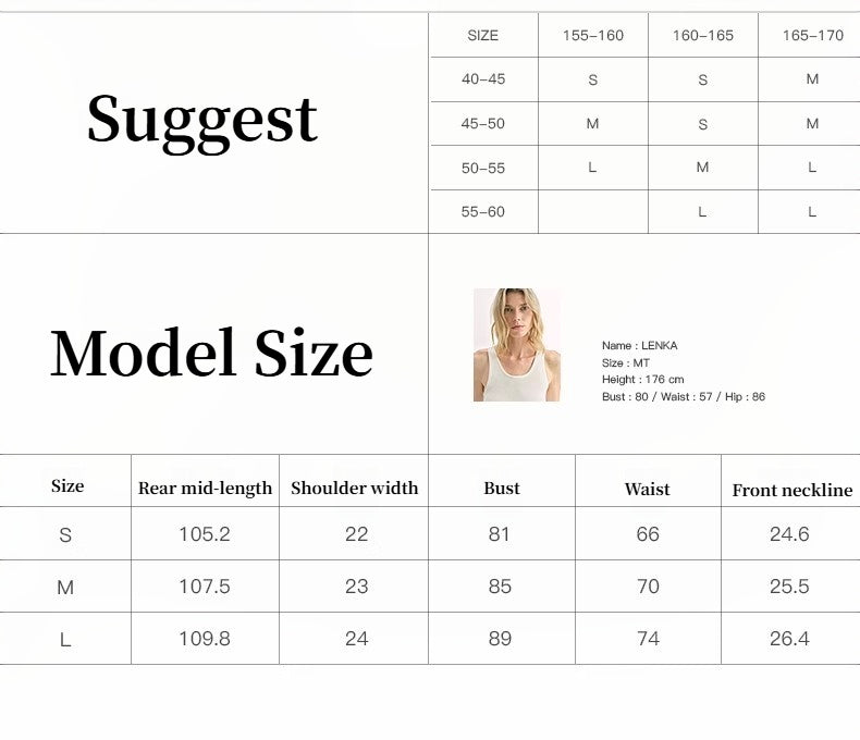 Simple Love High Density Modal Mulberry Silk Insert U-Neck Vest Dress - side view | The BB's Box