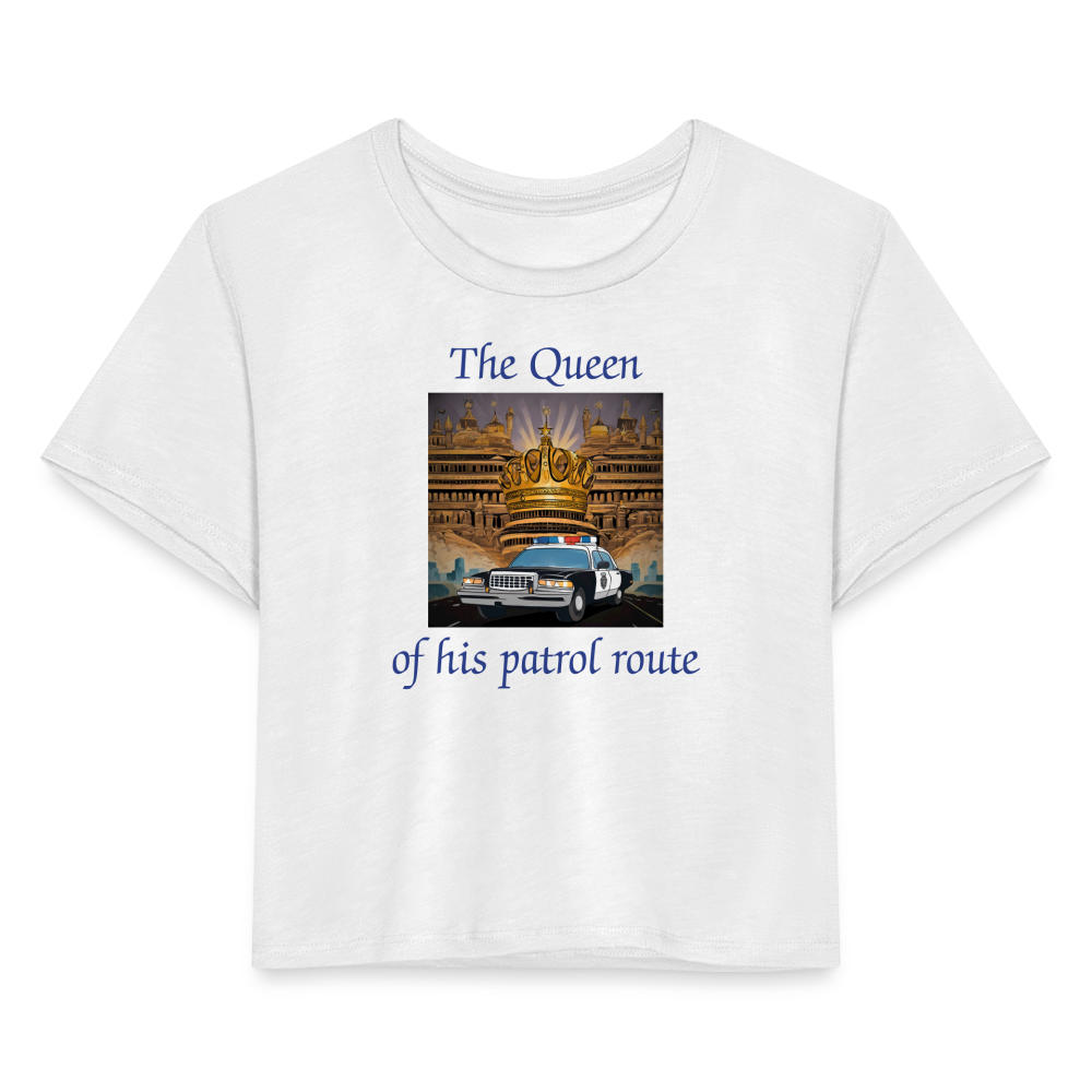 Women's Cropped T-Shirt - white