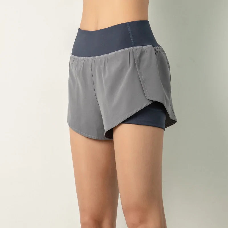 Double Shorts Side Pocket Running Shorts - close-up | The BB's Box