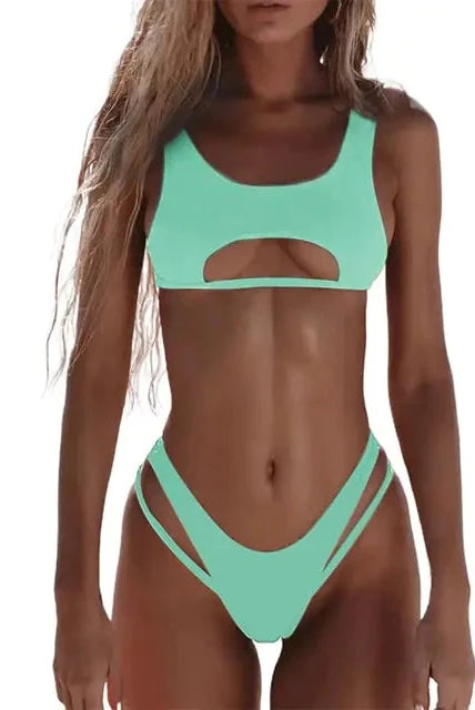 High Cut Hollow Out Micro Swimwear - alternate view | The BB's Box