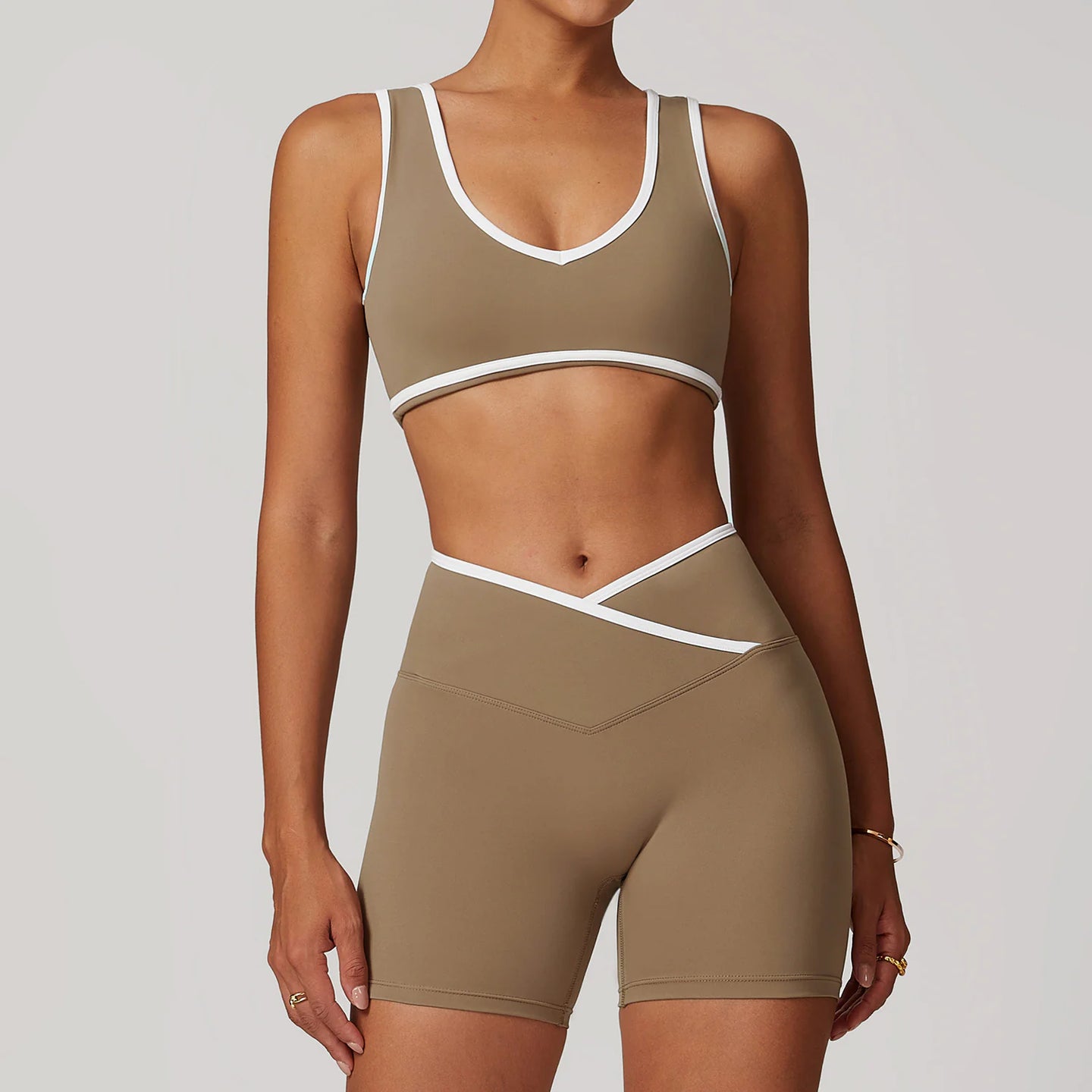 Cross High Top Sports Suit Female Fitness Yoga Wear - view 47 | The BB's Box