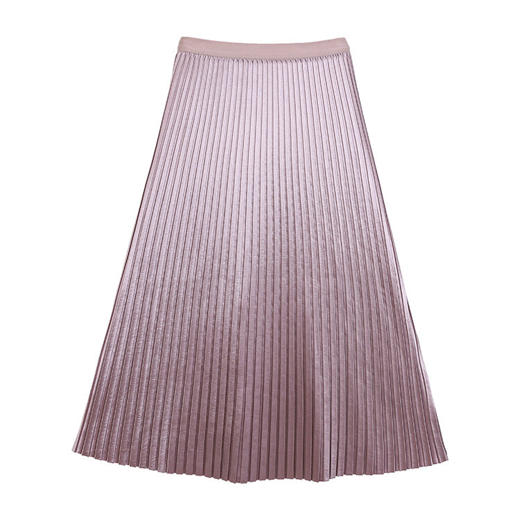Pleated A-Line Midi Skirt - view 3 | The BB's Box