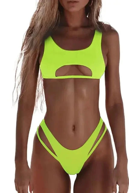 High Cut Hollow Out Micro Swimwear - view 51 | The BB's Box