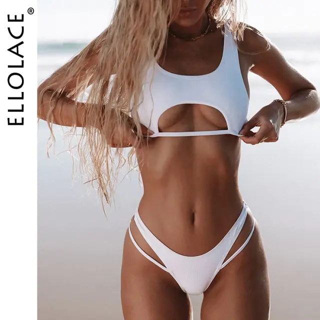 High Cut Hollow Out Micro Swimwear - view 39 | The BB's Box