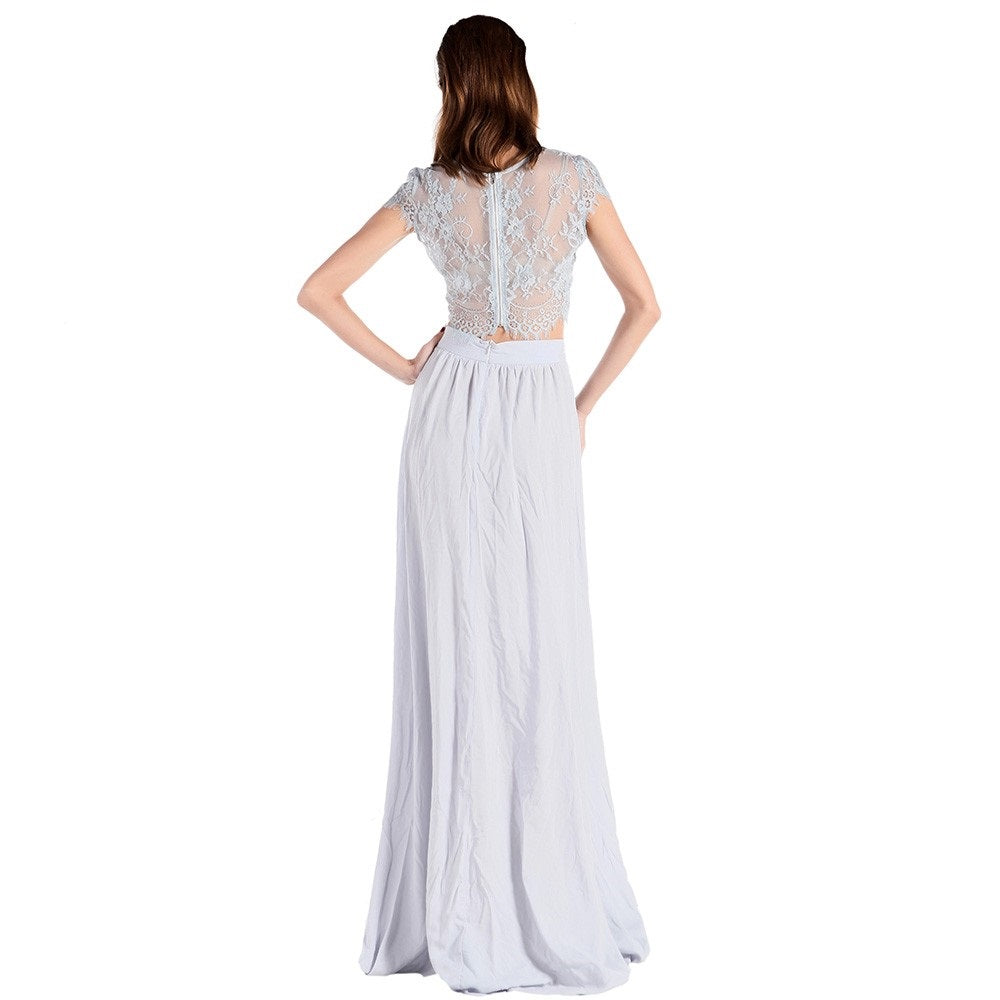 Two Piece Maxi Dress - back view | The BB's Box