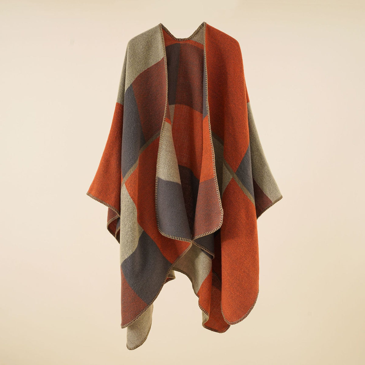 Plaid oversized scarf - view 5