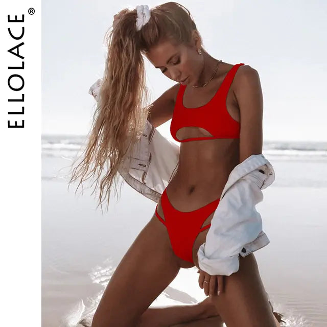 High Cut Hollow Out Micro Swimwear - side view | The BB's Box