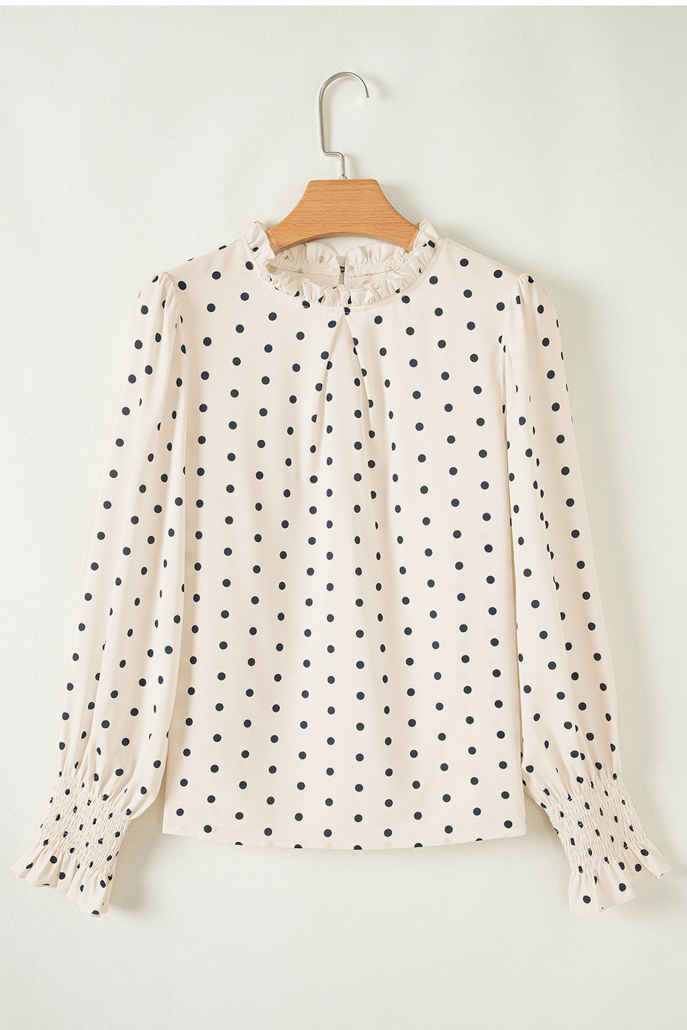Catalina Polka Dot Lantern Sleeve Blouse - alternate view | The BB's Box