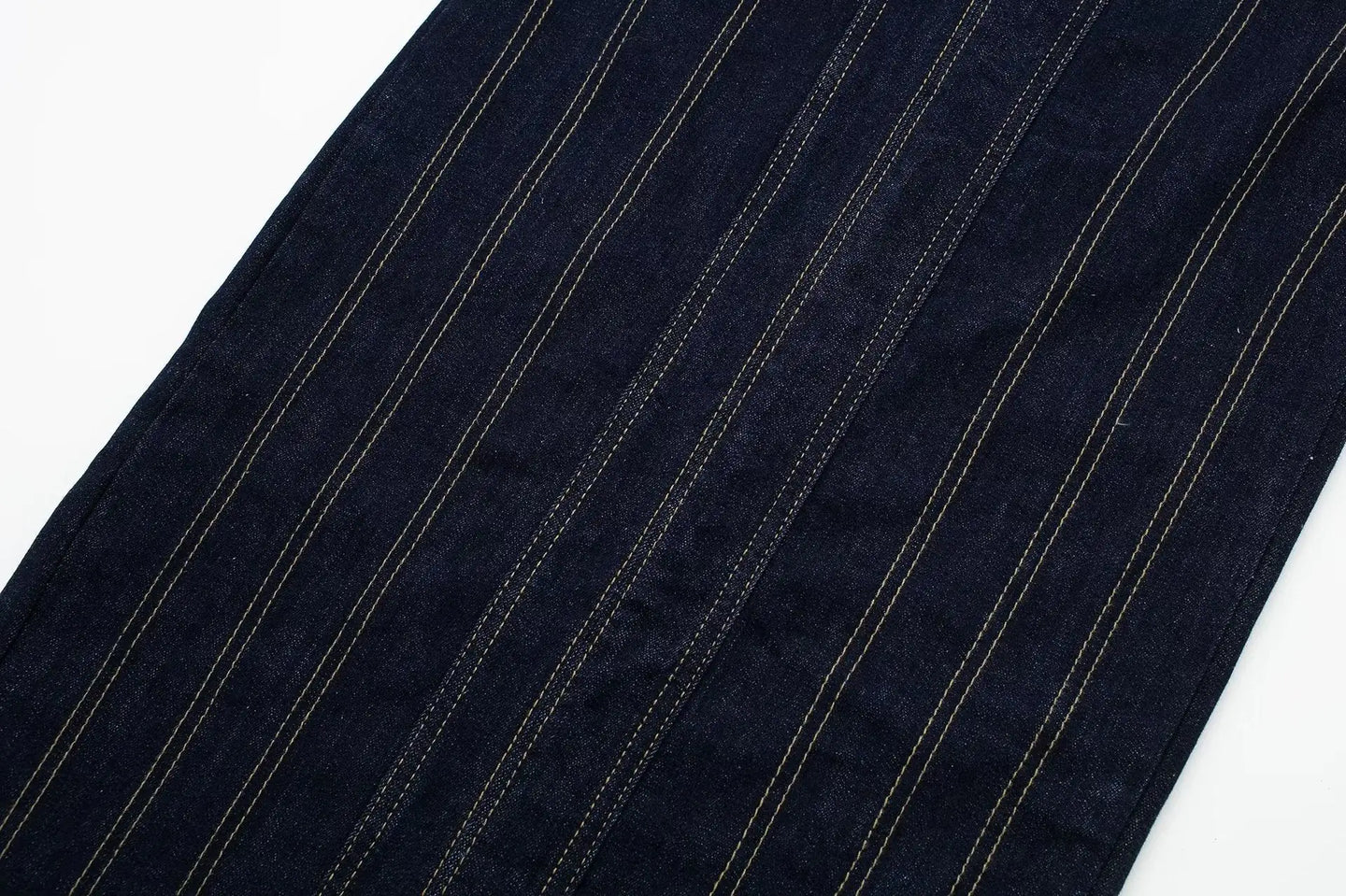 Denim Stitching Strapless Dress - alternate view | The BB's Box