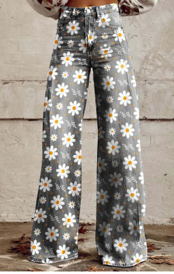 Aurelia Retro Flared Trousers for Women (Single Piece) - detail view | The BB's Box