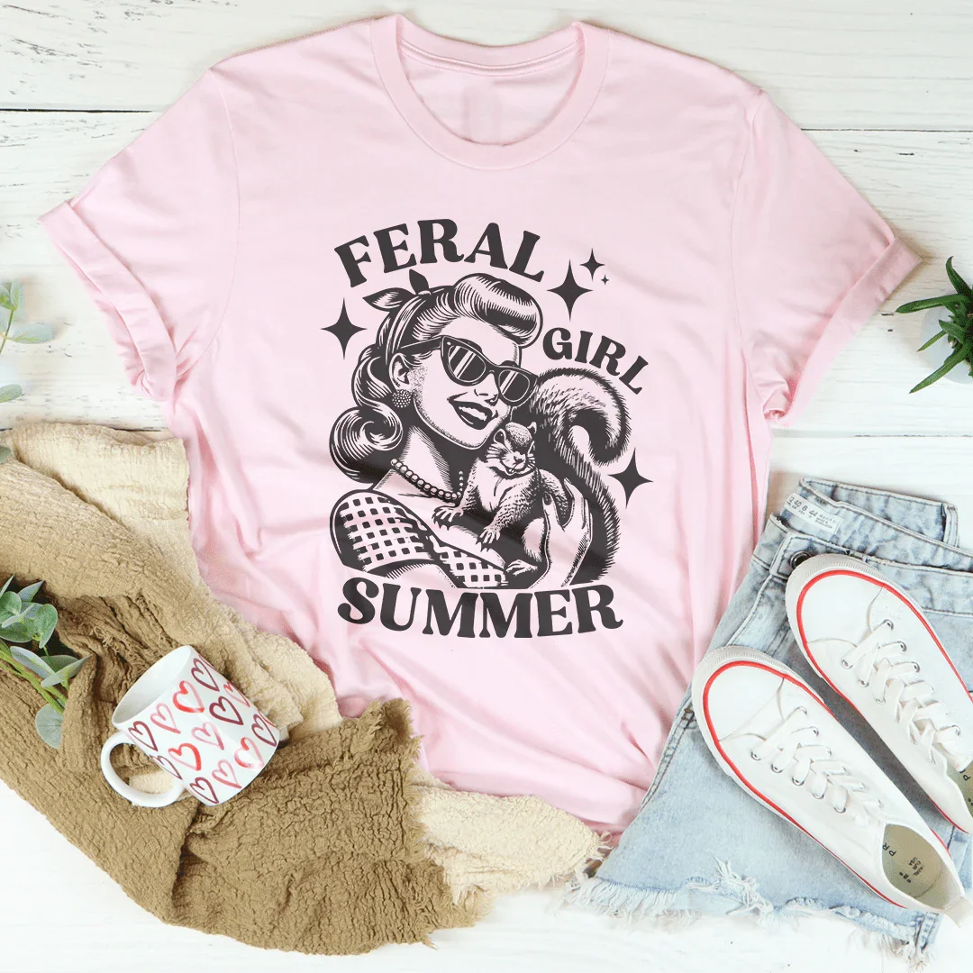 Feral Girl Summer Tee - side view | The BB's Box