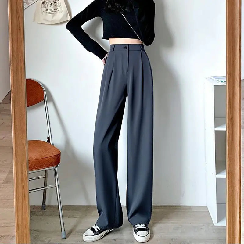 Elegant and Versatile Ladies Suit Pants - close-up | The BB's Box
