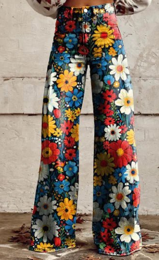 Aurelia Retro Flared Trousers for Women (Single Piece) - back view | The BB's Box