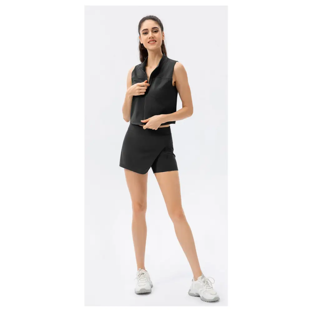 Sports Two-Piece Workout Culottes - detail view | The BB's Box