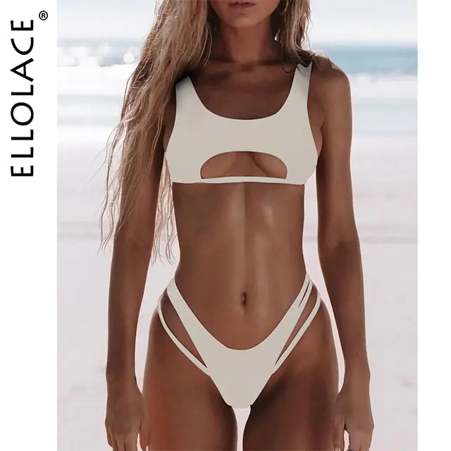 High Cut Hollow Out Micro Swimwear - styling view | The BB's Box