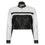 Patchwork Leather Jacket - front view | The BB's Box