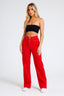 Wide Leg Jean in Red