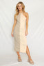 Color Block Halter Dress