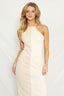 Miss Sparkling |Color Block Halter Dress
