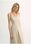Simple Love High Density Modal Mulberry Silk Insert U-Neck Vest Dress - styling view | The BB's Box