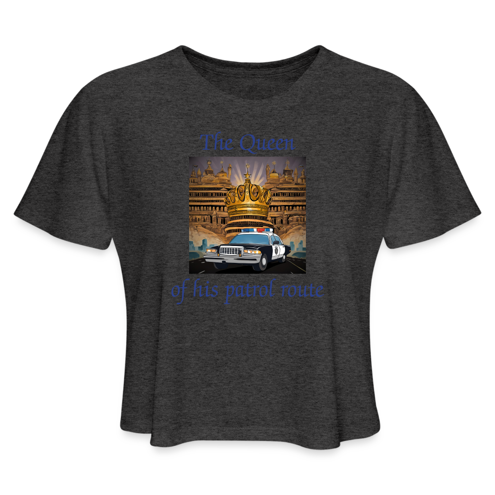 Women's Cropped T-Shirt - deep heather