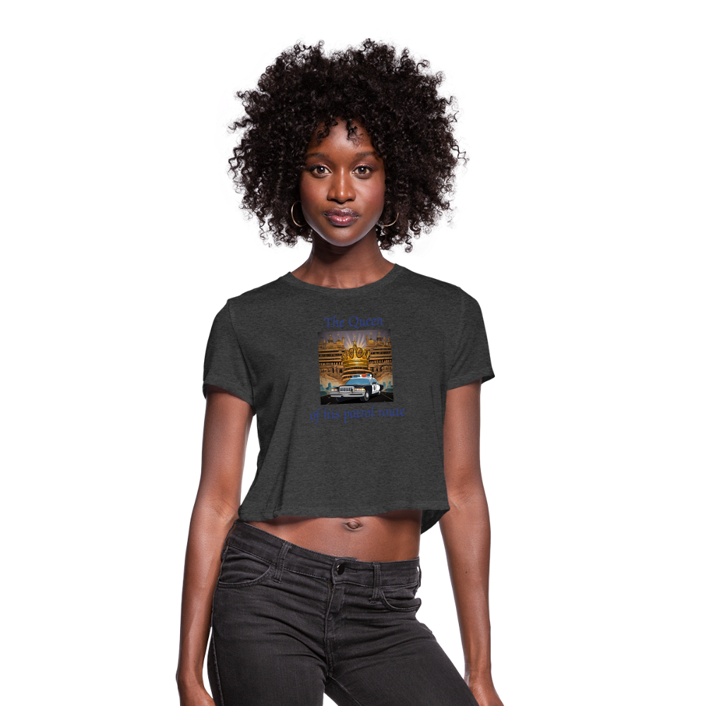 Women's Cropped T-Shirt - deep heather