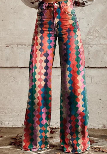 Aurelia Retro Flared Trousers for Women (Single Piece) - view 35 | The BB's Box