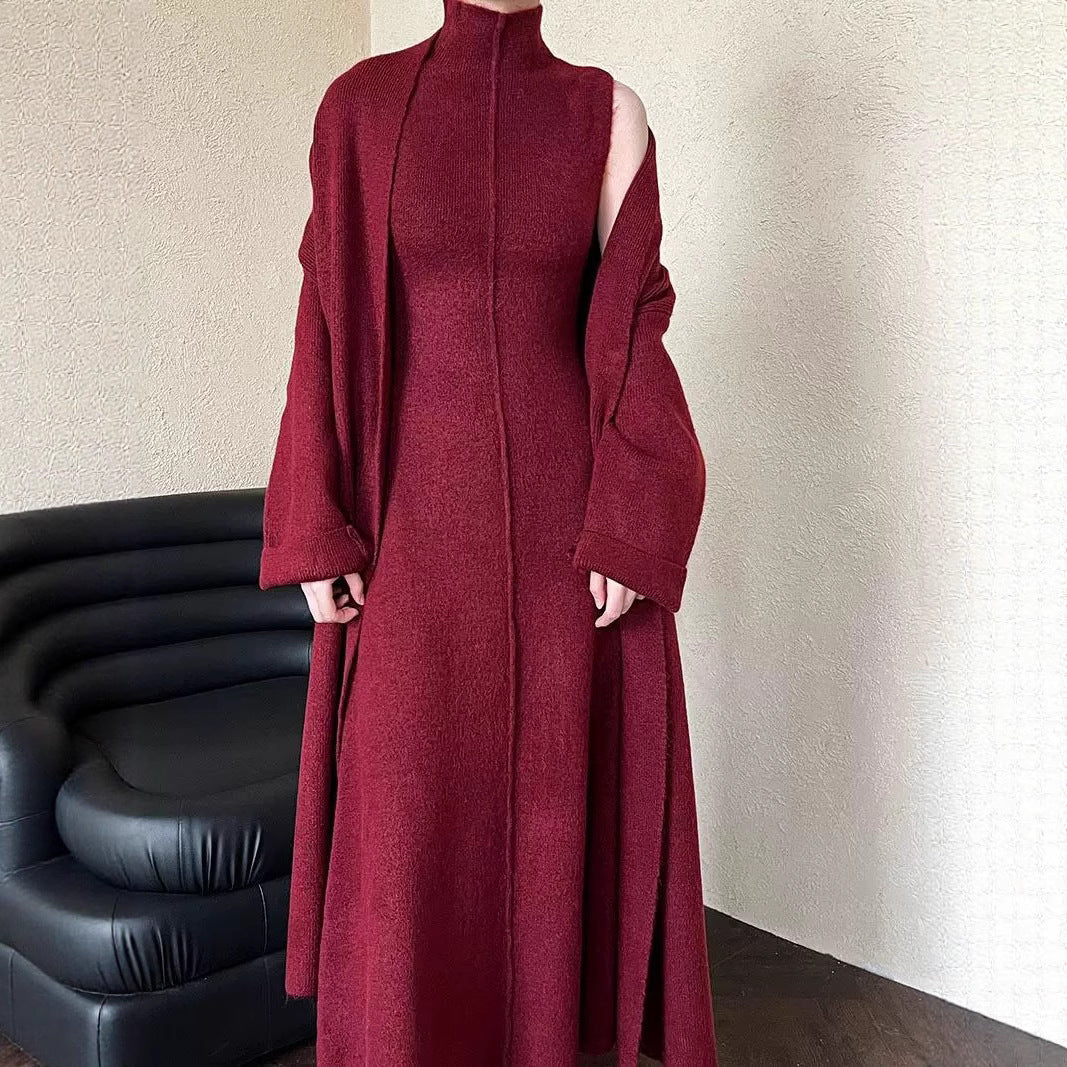 Long Knit Cardigan & Dress Set - view 4 | The BB's Box