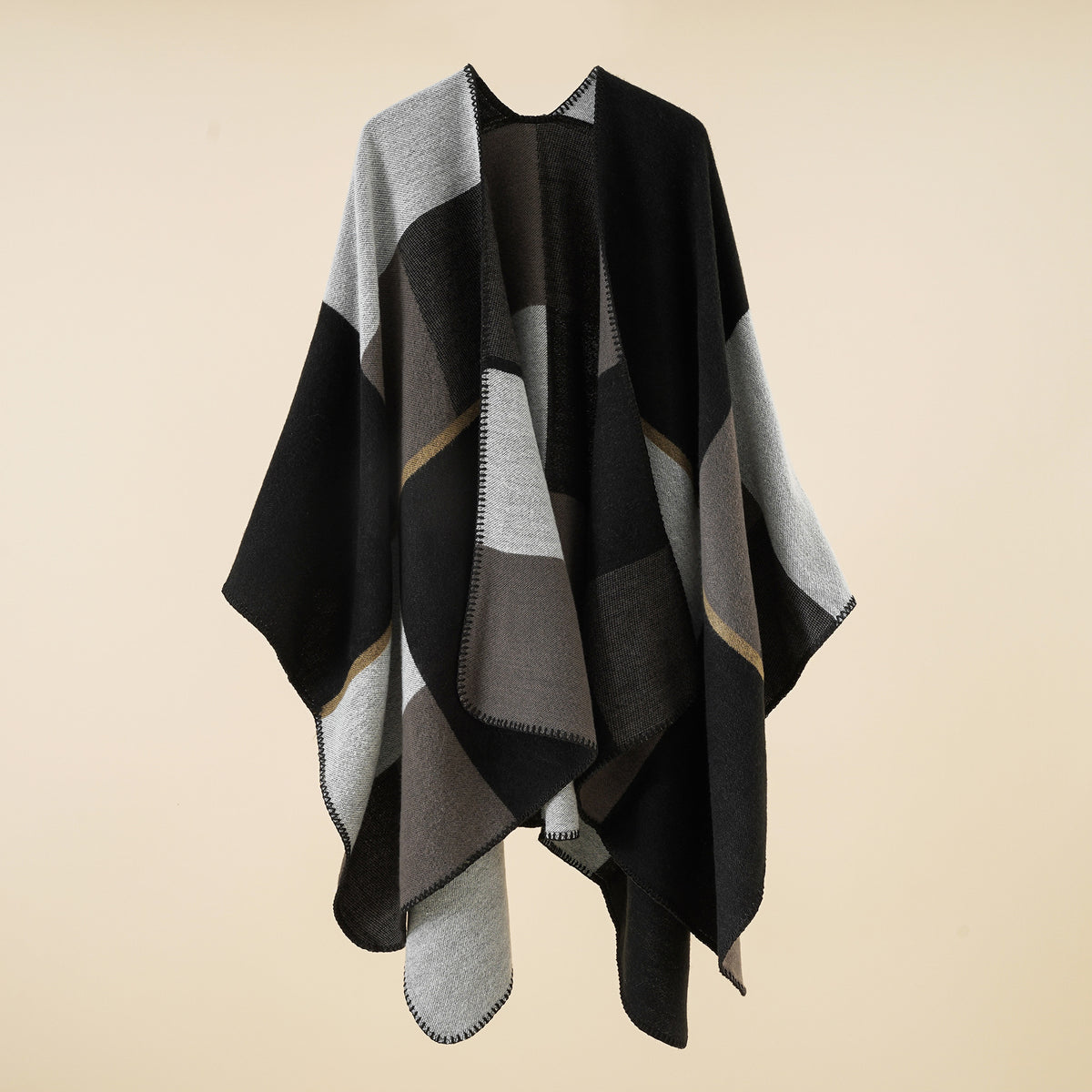 Plaid oversized scarf - view 1