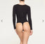 Long Sleeve Thong Bodysuit