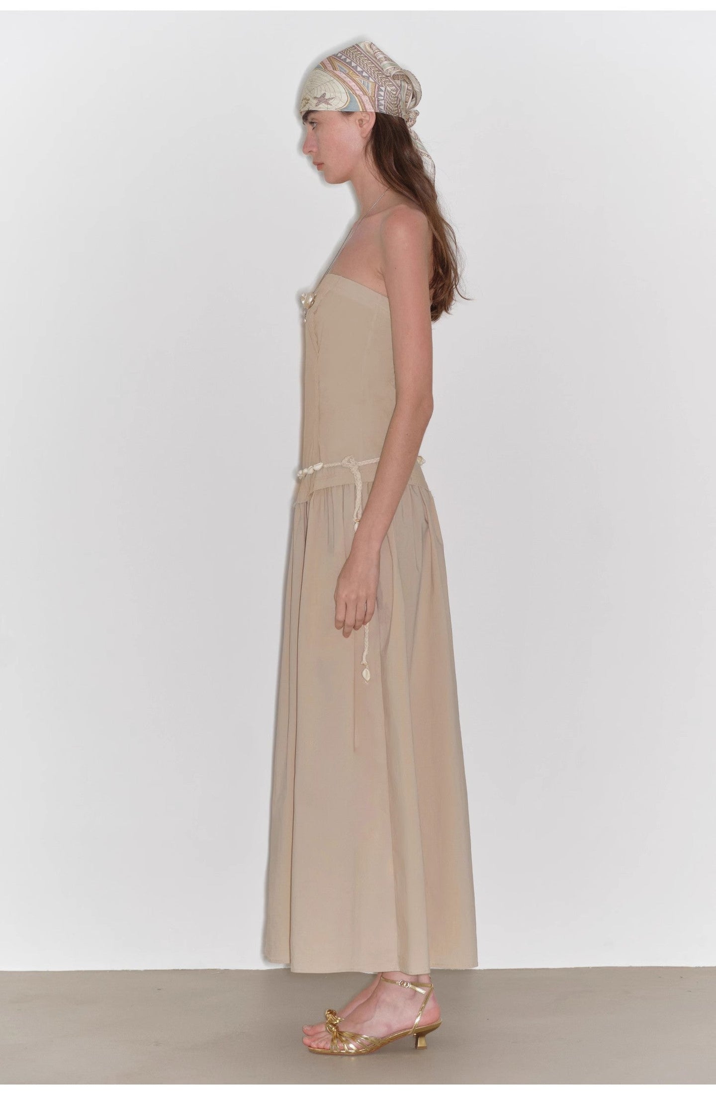 Summer Formula Retro Bust-Wrapped, Long-Waisted, Large A-Hem Mid-Length Dress - alternate view | The BB's Box