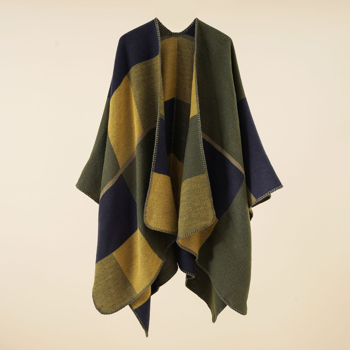 Plaid oversized scarf - view 4