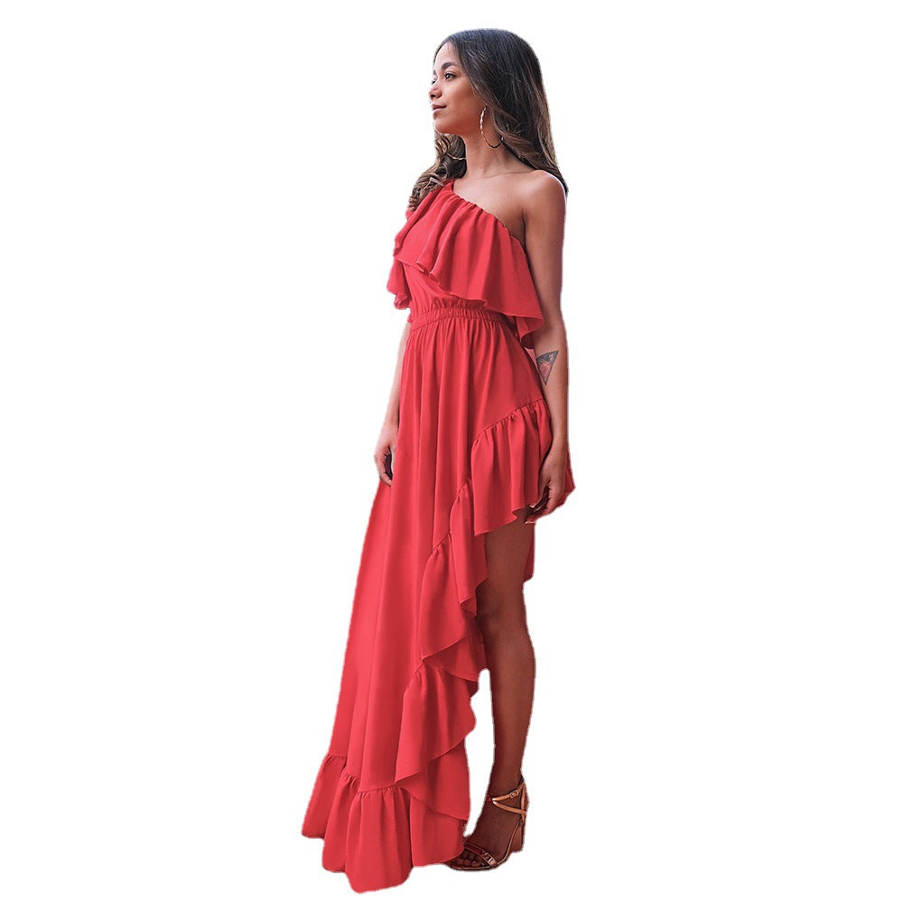 2022 Spring/Summer Womens Dress with Ruffle Hem - styling view | The BB's Box