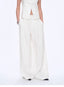 Old Money Space Linen Draped Vest and Straight Trousers Suit - close-up | The BB's Box