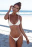 Solid Color Triangle Bikini - side view | The BB's Box