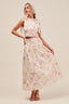 SO ME Floral Printed Woven Shoulder Bow Tie Top and Skirt Set - side view | The BB's Box