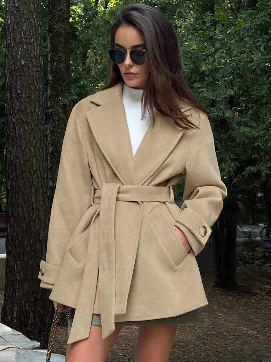 Belted Wrap Coat - view 4 | The BB's Box