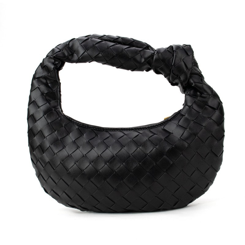 The Charlize | Knotted Woven Handbag - alternate view | The BB's Box