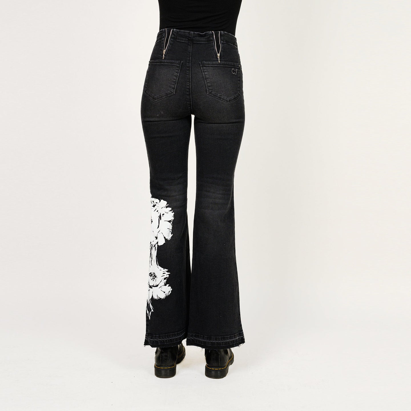 Placement Screen Print Leg Boot Cut - alternate view | The BB's Box