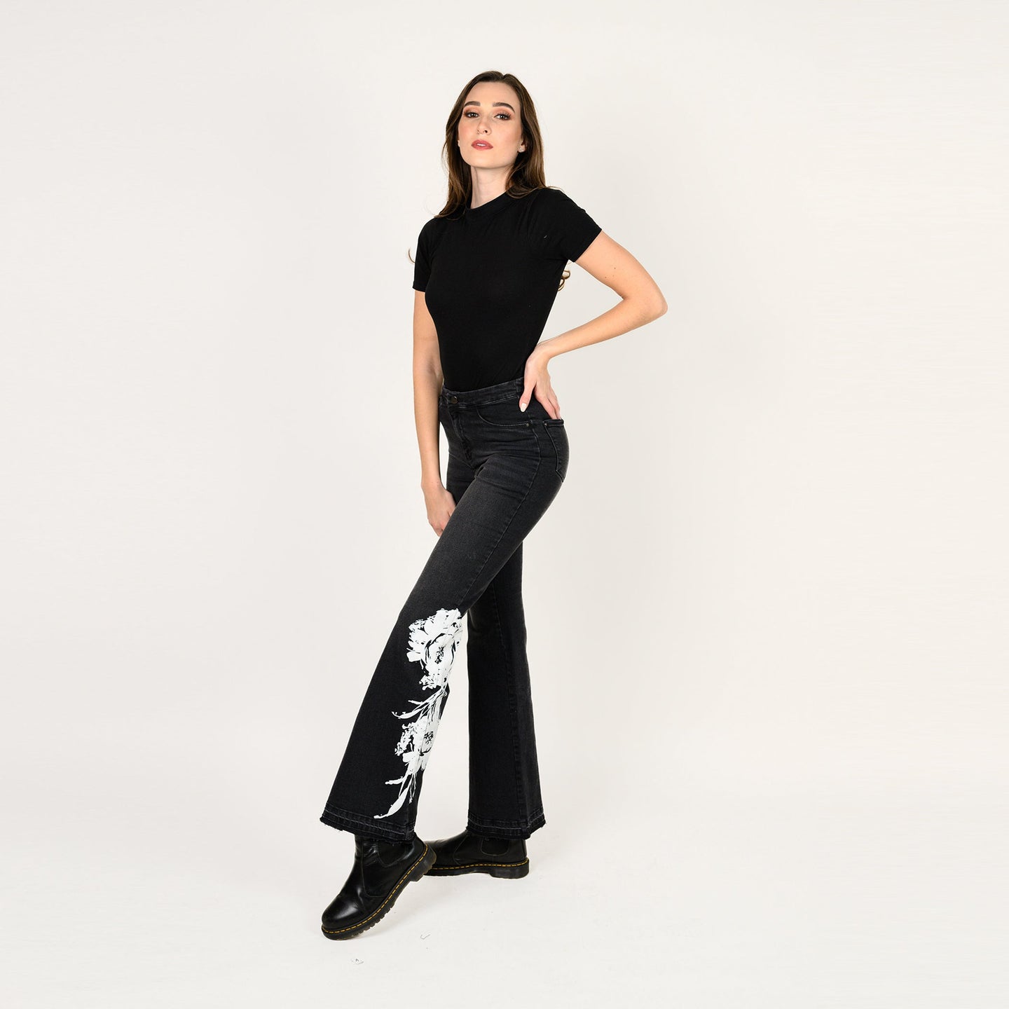 Bota Leg com Silk na Perna