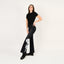 Placement Screen Print Leg Boot Cut - detail view | The BB's Box