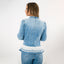 Long Sleeve beaded jacket with  Lace peplum - close-up | The BB's Box