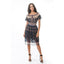 The Boat Neck Mix Media Fit & Flare Classic - back view | The BB's Box
