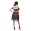 The Boat Neck Mix Media Fit & Flare Classic - side view | The BB's Box