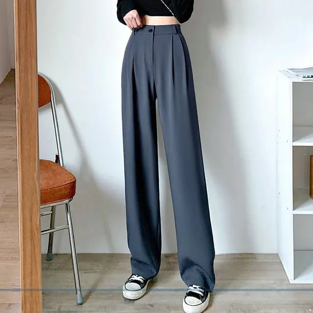Elegant and Versatile Ladies Suit Pants - detail view | The BB's Box