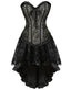 Body-Shaping Two-Piece Court Dress with Adjustable Fit - back view | The BB's Box