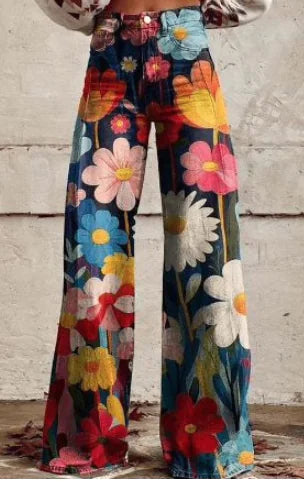 Aurelia Retro Flared Trousers for Women (Single Piece) - view 52 | The BB's Box