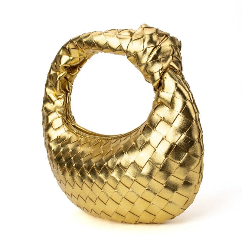 The Charlize | Knotted Woven Handbag - styling view | The BB's Box
