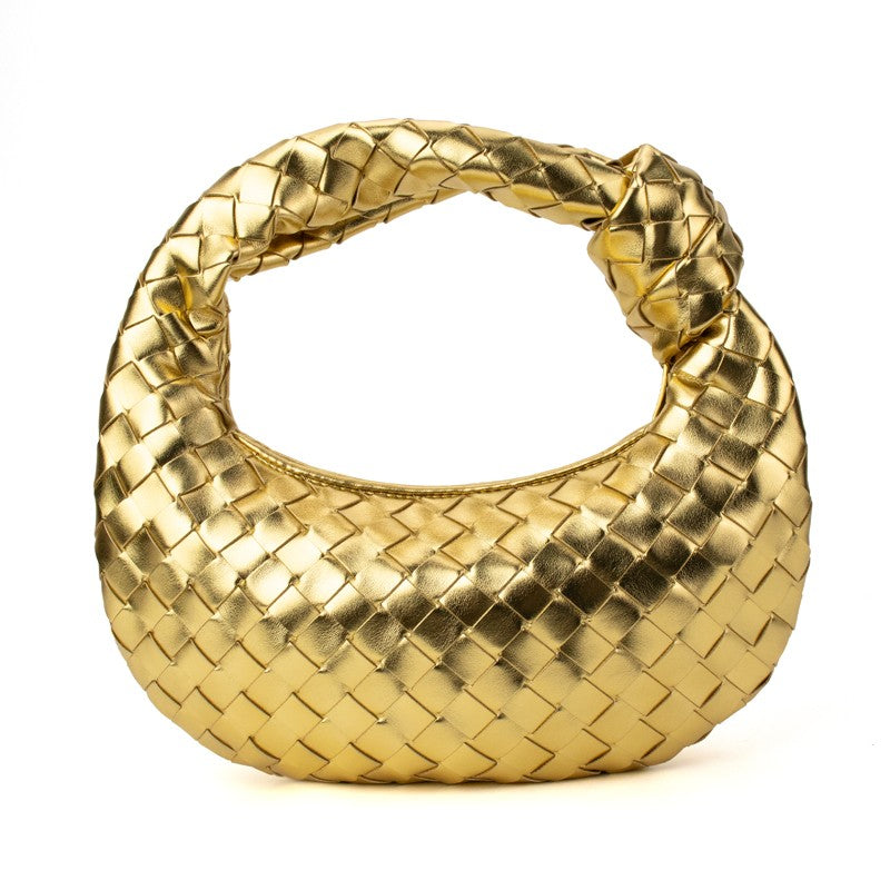 The Charlize | Knotted Woven Handbag - close-up | The BB's Box