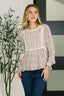Gorgeous Girl Floral Peplum Blouse